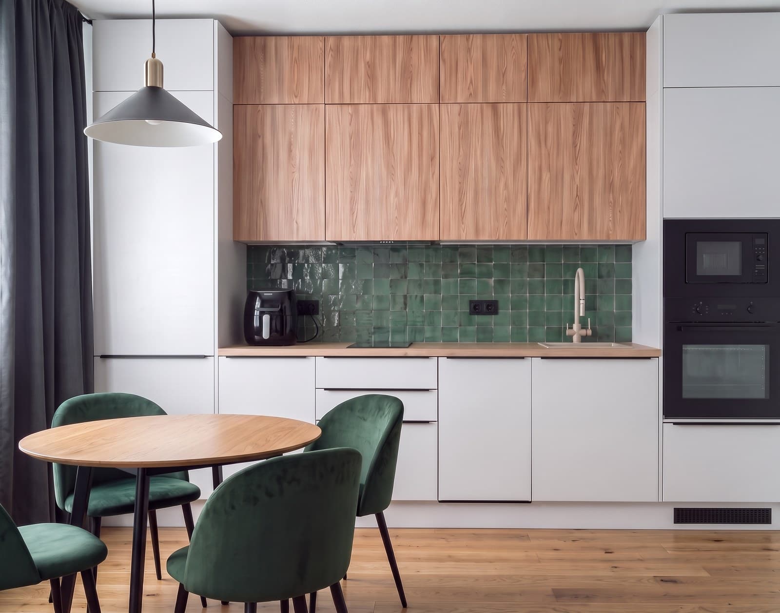Коллекция URBANOVA Flat · ЛДСП 16мм лайт грей + ЛМДФ 16мм каселла натуральный